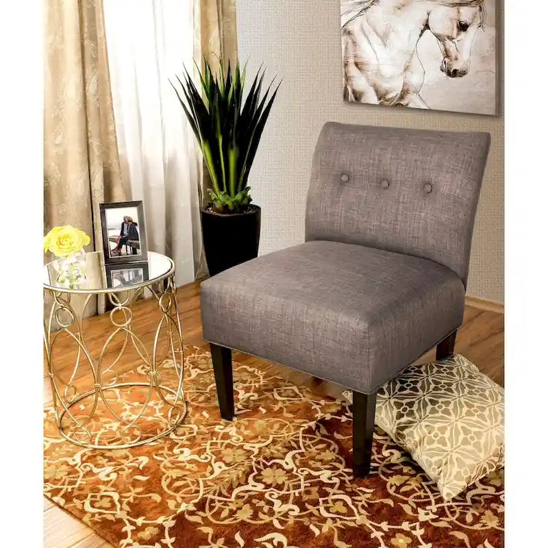 Fauteuil d'appoint Samantha Tufté Ikat pour le salon